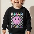 Hello 5th Grade Groovy Back To School Fifth Grade Girls Kids Graphic Toddler Sweatshirt Hello 5th Grade Groovy Back To School Fifth Grade Girls Kids Graphic Toddler Sweatshirt