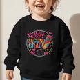 Hello Second Grade Tie Dye Pencil Back To School 2nd Grade Graphic Toddler Sweatshirt