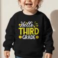 Hello Third Grade Sunflower 3rd Grade Vibes Back To School Graphic Toddler Sweatshirt