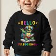 Hello Turtle Lovers From Back To School For Boys And Girls Graphic Toddler Sweatshirt Hello Turtle Lovers From Back To School For Boys And Girls Graphic Toddler Sweatshirt