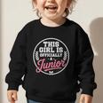 Highschool Girls Back To School 2025 First Day A Junior Graphic Toddler Sweatshirt