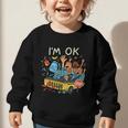 Humorous Graphic Art For School Bus Driver Back To School Graphic Toddler Sweatshirt Humorous Graphic Art For School Bus Driver Back To School Graphic Toddler Sweatshirt