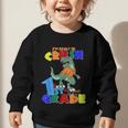 I'm Ready To Crush 1st Grade Dinosaur Back To School T-Rex Graphic Toddler Sweatshirt I'm Ready To Crush 1st Grade Dinosaur Back To School T-Rex Graphic Toddler Sweatshirt