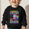 I'm Ready To Crush 3rd Grade Back To School Dancing Unicorn Graphic Toddler Sweatshirt