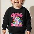 I'm Ready To Crush 3rd Grade Dabbing Unicorn Back To School Graphic Toddler Sweatshirt I'm Ready To Crush 3rd Grade Dabbing Unicorn Back To School Graphic Toddler Sweatshirt