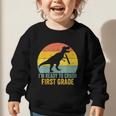 I'm Ready To Crush First Grade Dinosaur Back To School Kids Graphic Toddler Sweatshirt I'm Ready To Crush First Grade Dinosaur Back To School Kids Graphic Toddler Sweatshirt