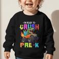 I'm Ready To Crush Pre-k Dinosaur Truck Back To School Boys Graphic Toddler Sweatshirt