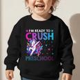 I'm Ready To Crush Preschool Dabbing Unicorn Back To School Graphic Toddler Sweatshirt I'm Ready To Crush Preschool Dabbing Unicorn Back To School Graphic Toddler Sweatshirt