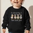 It's A Beautiful Day To Teach 4th Grade Goose Back To School Graphic Toddler Sweatshirt It's A Beautiful Day To Teach 4th Grade Goose Back To School Graphic Toddler Sweatshirt