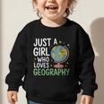 Just a Girl Who Loves Geography Back To School Kids Girls Graphic Toddler Sweatshirt Just a Girl Who Loves Geography Back To School Kids Girls Graphic Toddler Sweatshirt