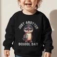 Kids Just Anotter School Day Otter Boys First Day Back To School Graphic Toddler Sweatshirt