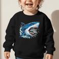 Kids Shark With School Books Back To School Shark Lovers Graphic Toddler Sweatshirt Kids Shark With School Books Back To School Shark Lovers Graphic Toddler Sweatshirt