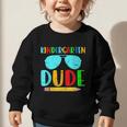 Kindergarten Dude First Day Back To School Kids Boys Graphic Toddler Sweatshirt