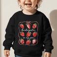 Kindergarten Is My Jam Strawberry Back To School Girls Boys Graphic Toddler Sweatshirt