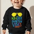 Kindergarten Vibes Only Glow Sunglasses Back To School Graphic Toddler Sweatshirt