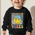 Kindergarten Vibes Kid Back To School Class Kindergarten Boy Graphic Toddler Sweatshirt