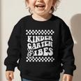Kindergarten Vibes Retro Girl Back To School Kinder Boy Graphic Toddler Sweatshirt