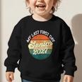 Last First Day Senior 2027 Back To School Class Of 2027 Graphic Toddler Sweatshirt Last First Day Senior 2027 Back To School Class Of 2027 Graphic Toddler Sweatshirt