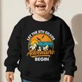 Let The 8th Grade Adventure Begin Back To School Graphic Toddler Sweatshirt Let The 8th Grade Adventure Begin Back To School Graphic Toddler Sweatshirt