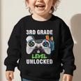 Level 3rd Grade Unlocked Back To School First Day Boys Kids Graphic Toddler Sweatshirt Level 3rd Grade Unlocked Back To School First Day Boys Kids Graphic Toddler Sweatshirt