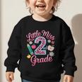 Little Miss 2nd Grade Grader Girls 1st Day Back To School Graphic Toddler Sweatshirt Little Miss 2nd Grade Grader Girls 1st Day Back To School Graphic Toddler Sweatshirt