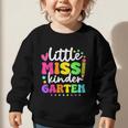 Little Miss Kindergarten Kids Girls Pencil Back To School Graphic Toddler Sweatshirt