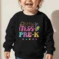 Little Miss Pre-K Preschool First Day Back To School Girls Graphic Toddler Sweatshirt Little Miss Pre-K Preschool First Day Back To School Girls Graphic Toddler Sweatshirt