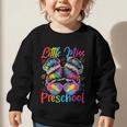 Little Miss Preschool Messy Bun Back To School Girl Women Graphic Toddler Sweatshirt Little Miss Preschool Messy Bun Back To School Girl Women Graphic Toddler Sweatshirt