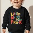 Little Mr Pre-K Dino Back To School Graphic Toddler Sweatshirt