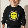 Living That 10th Grade Life Fun Back To School Supply Smile Graphic Toddler Sweatshirt