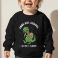 Look Out School Here I Come Grade Kids Pupil Back To School Graphic Toddler Sweatshirt