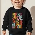 Middle School Gradution Back To School Next Stop High School Graphic Toddler Sweatshirt