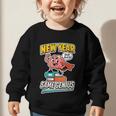 New Year Same Genius Confident Back To School Vibe Graphic Toddler Sweatshirt New Year Same Genius Confident Back To School Vibe Graphic Toddler Sweatshirt