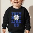 Not Like Bulldog Back To School Spirit B Graphic Toddler Sweatshirt Not Like Bulldog Back To School Spirit B Graphic Toddler Sweatshirt