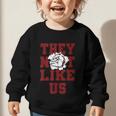 Not Like Bulldog Back To School Spirit M Graphic Toddler Sweatshirt Not Like Bulldog Back To School Spirit M Graphic Toddler Sweatshirt