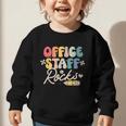Office Staff Rocks Back To School Secretary Administrative Graphic Toddler Sweatshirt