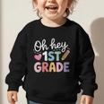 Oh Hey 1st Grade Back To School Cute Pencil Graphic Graphic Toddler Sweatshirt Oh Hey 1st Grade Back To School Cute Pencil Graphic Graphic Toddler Sweatshirt