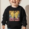 Peims Clerk Groovy Coquette Bow Cute Back To School Graphic Toddler Sweatshirt Peims Clerk Groovy Coquette Bow Cute Back To School Graphic Toddler Sweatshirt
