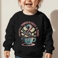 Powered By Coffee Principal Appreciation Back To School Graphic Toddler Sweatshirt