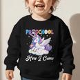 Preschool Here I Come Unicorn Back To School Girl Student Graphic Toddler Sweatshirt Preschool Here I Come Unicorn Back To School Girl Student Graphic Toddler Sweatshirt