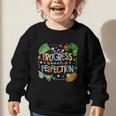 Progress Over Perfection Back To School Tee Graphic Toddler Sweatshirt