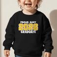 Proud Aunt Of 2026 Graduate Matching Back To School GY Graphic Toddler Sweatshirt
