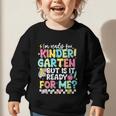 Ready For Kindergarten But Is It Ready For Me Back To School Graphic Toddler Sweatshirt Ready For Kindergarten But Is It Ready For Me Back To School Graphic Toddler Sweatshirt