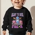 Ready To Rock Pre K Back To School Axolotl Preschool Graphic Toddler Sweatshirt