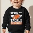 Ready To Tackle 2nd Grade Back To School Kids Football Graphic Toddler Sweatshirt