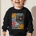 Retro Boho Flower Floral Back To School First Day Of School Graphic Toddler Sweatshirt Retro Boho Flower Floral Back To School First Day Of School Graphic Toddler Sweatshirt