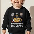 Rock Scissor Paper Nothing Beats 3rd Grade Back To School Graphic Toddler Sweatshirt