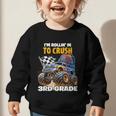 Rollin Crush Monster Truck Back To School 3rd Grade Boys Graphic Toddler Sweatshirt Rollin Crush Monster Truck Back To School 3rd Grade Boys Graphic Toddler Sweatshirt