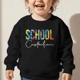 School Custodian Tie Dye Back To School For Women For Work Graphic Toddler Sweatshirt School Custodian Tie Dye Back To School For Women For Work Graphic Toddler Sweatshirt