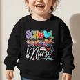 School Nurse Back To School First Day Of School Women Graphic Toddler Sweatshirt School Nurse Back To School First Day Of School Women Graphic Toddler Sweatshirt